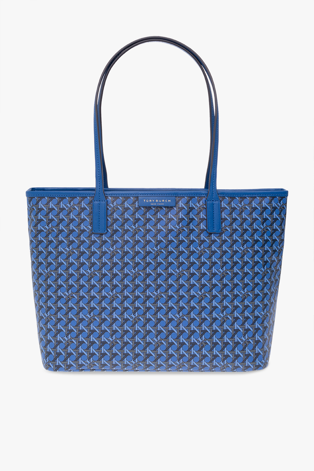 Tory burch blue and white online bag